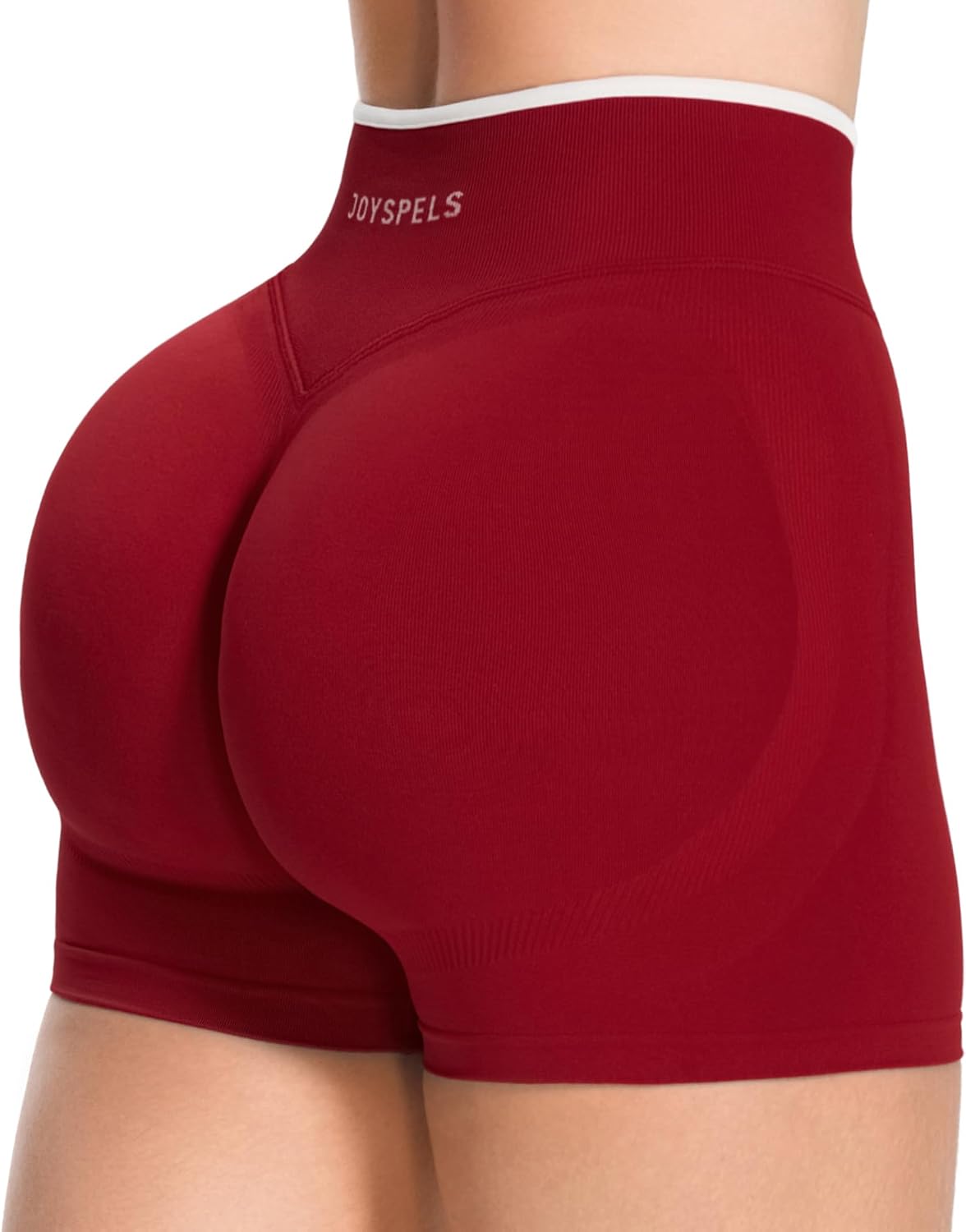Thumbnail 6 de JOYSPELS Damen Scrunch Sport Shorts – Nahtlose Kurze Radlerhose mit Push-Up-Bund