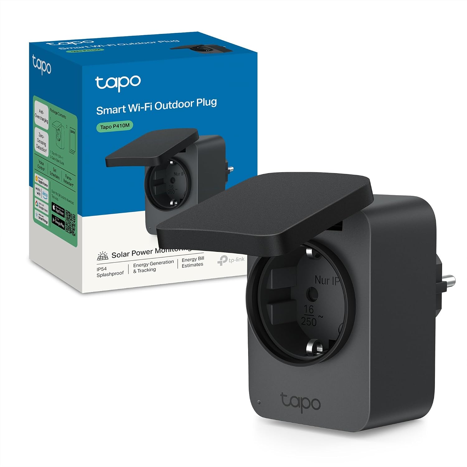 Tapo P410M: presa smart esterna con controllo vocale, monitoraggio energetico e gestione da remoto