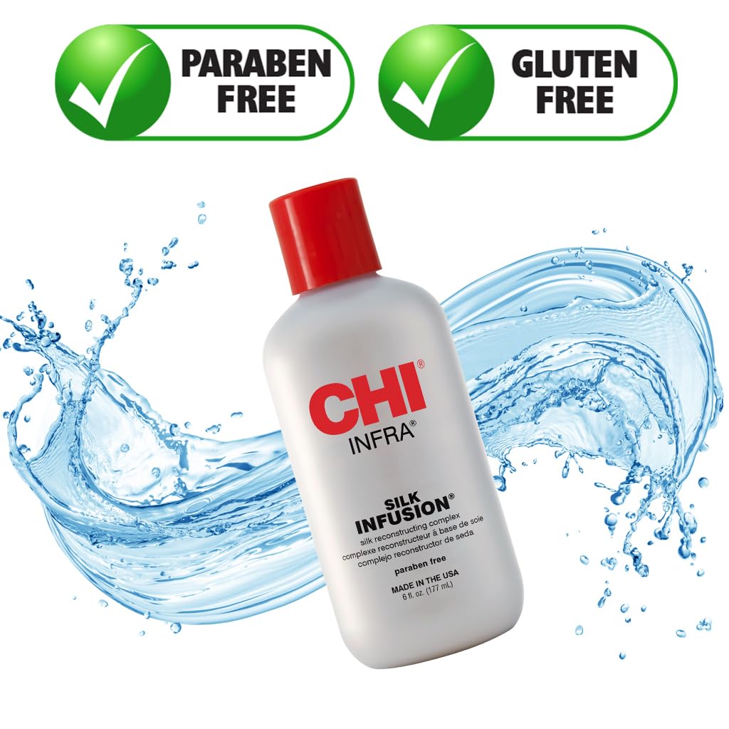 Thumbnail 4 de CHI Infra Silk Infusion, Silk Reconstructing Leave-In Hair Treatment (6 Oz)