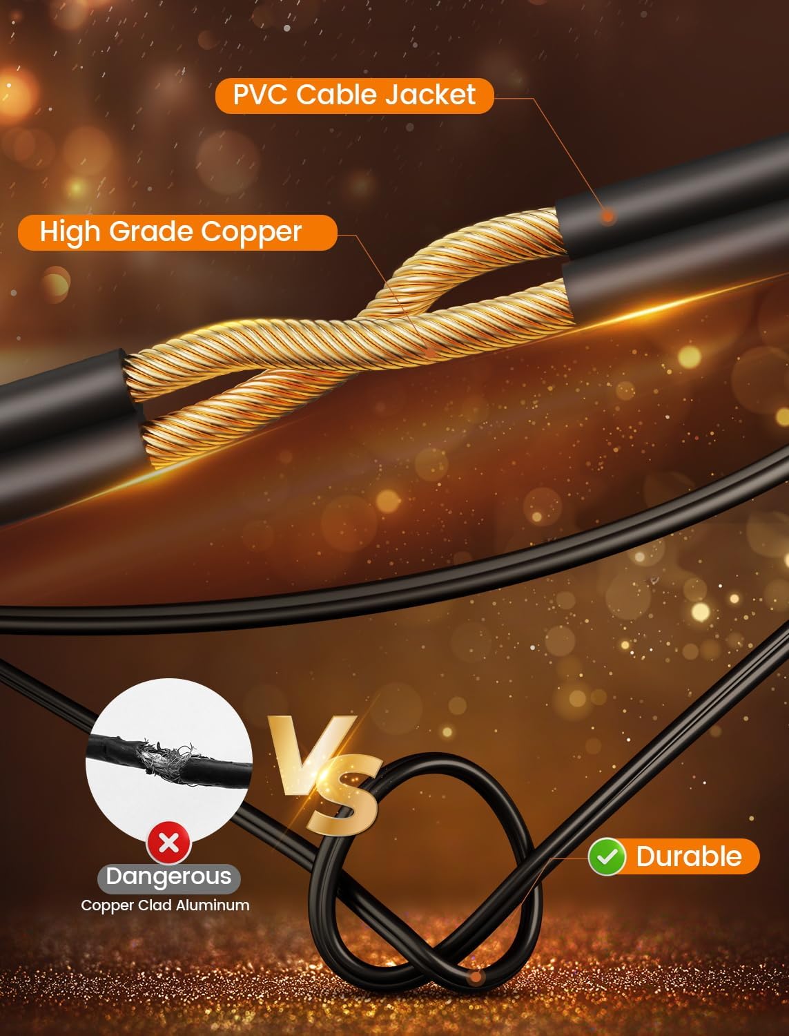 Thumbnail 6 de Torkase GLS-20J2P G40 Outdoor String Lights, 33 m, 2200K, IP65