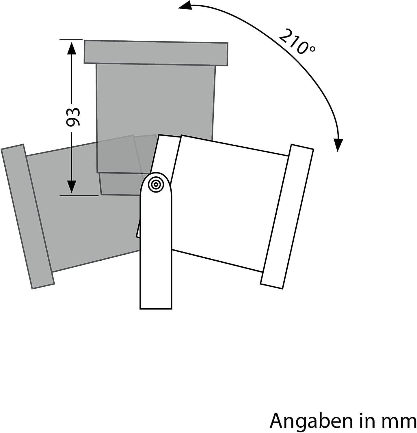 Detalle 2 de Ledscom.de 3x Faretto da Giardino DUK per Esterni IP65 - Spina Schuko, Nero, GU10