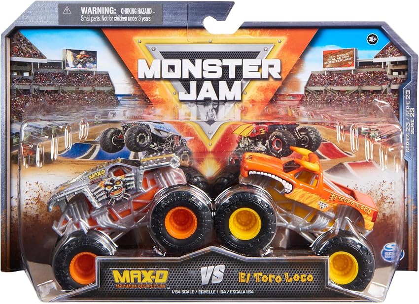 Thumbnail 6 de Monster Jam 🛻 Pack de 2 Trucks Batman vs Megalodon 1:64