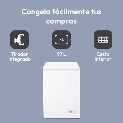 Thumbnail 1 de Congelador arcón horizontal Candy CCHH 100E de 97 L (blanco), tecnología estática y control electrónico