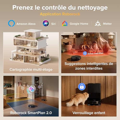 Thumbnail 7 de roborock Qrevo S Pro Set : Robot aspirateur laveur anti-enchevêtres et station tout-en-un