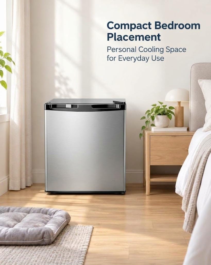 Detalle 2 de COWSAR BC-46B 1.6 Cu. Ft. Mini Fridge with Reversible Door