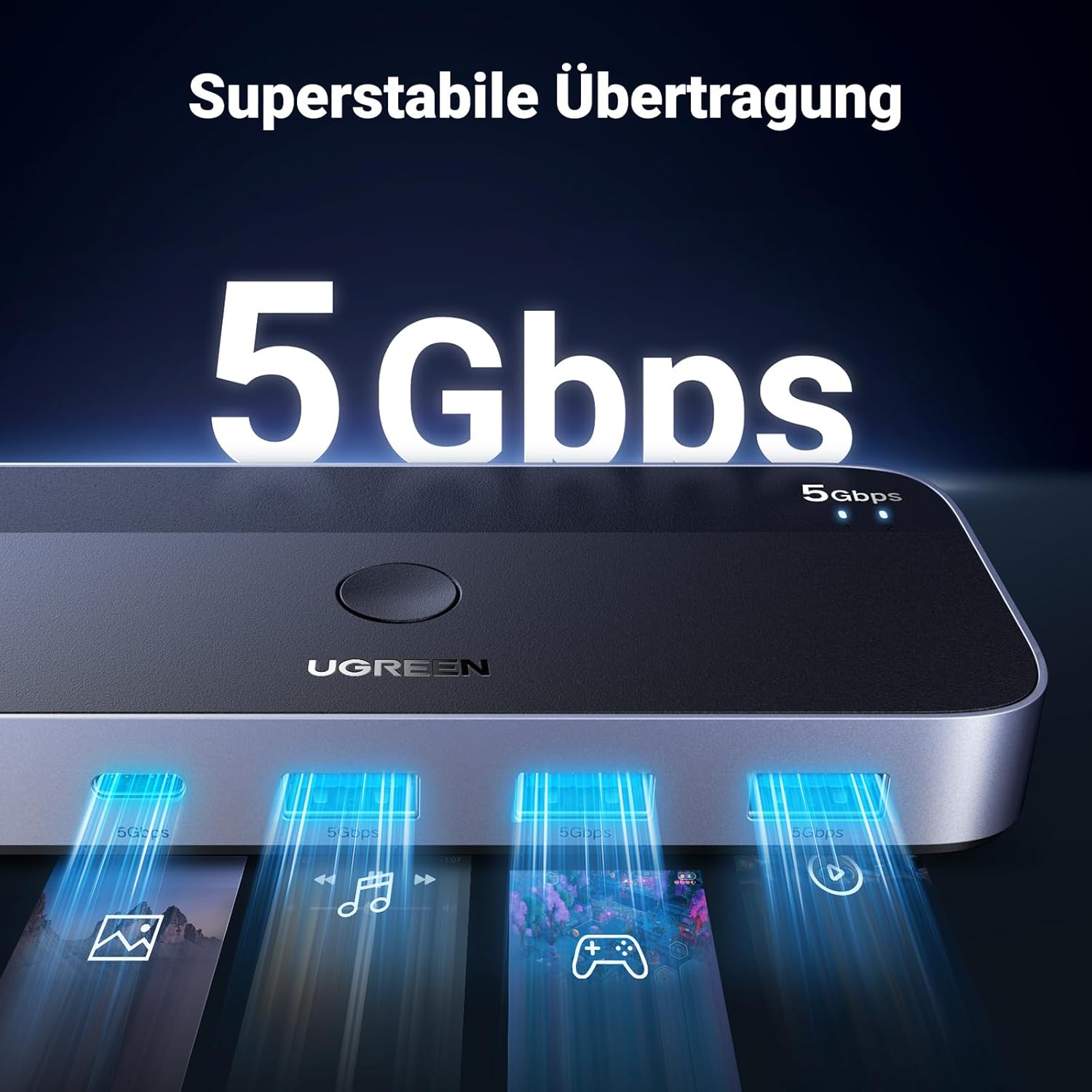 Thumbnail 3 de UGREEN USB Switch 2PC 5 Gbps đ„