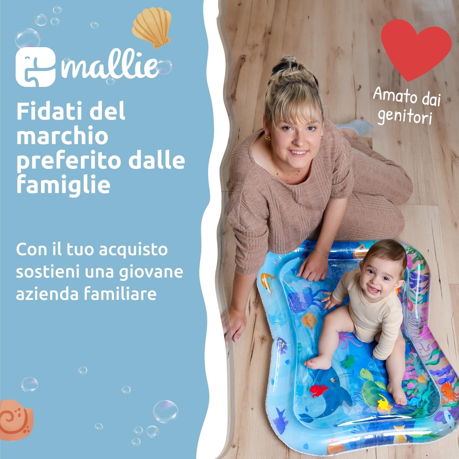 Thumbnail 6 de Mallie Tappeto Acqua Neonati Tummy Time