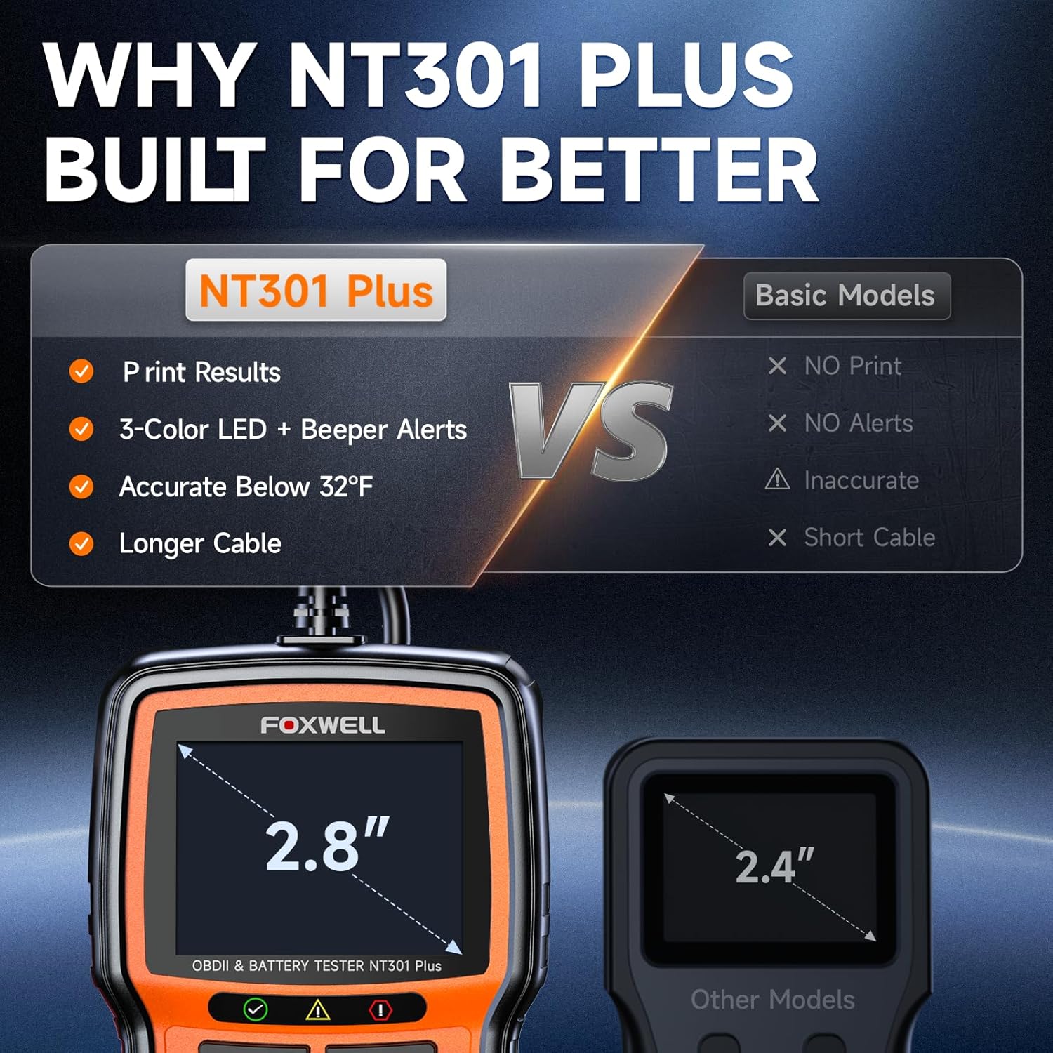 Thumbnail 6 de FOXWELL NT301 Plus OBD2 Scanner 12V