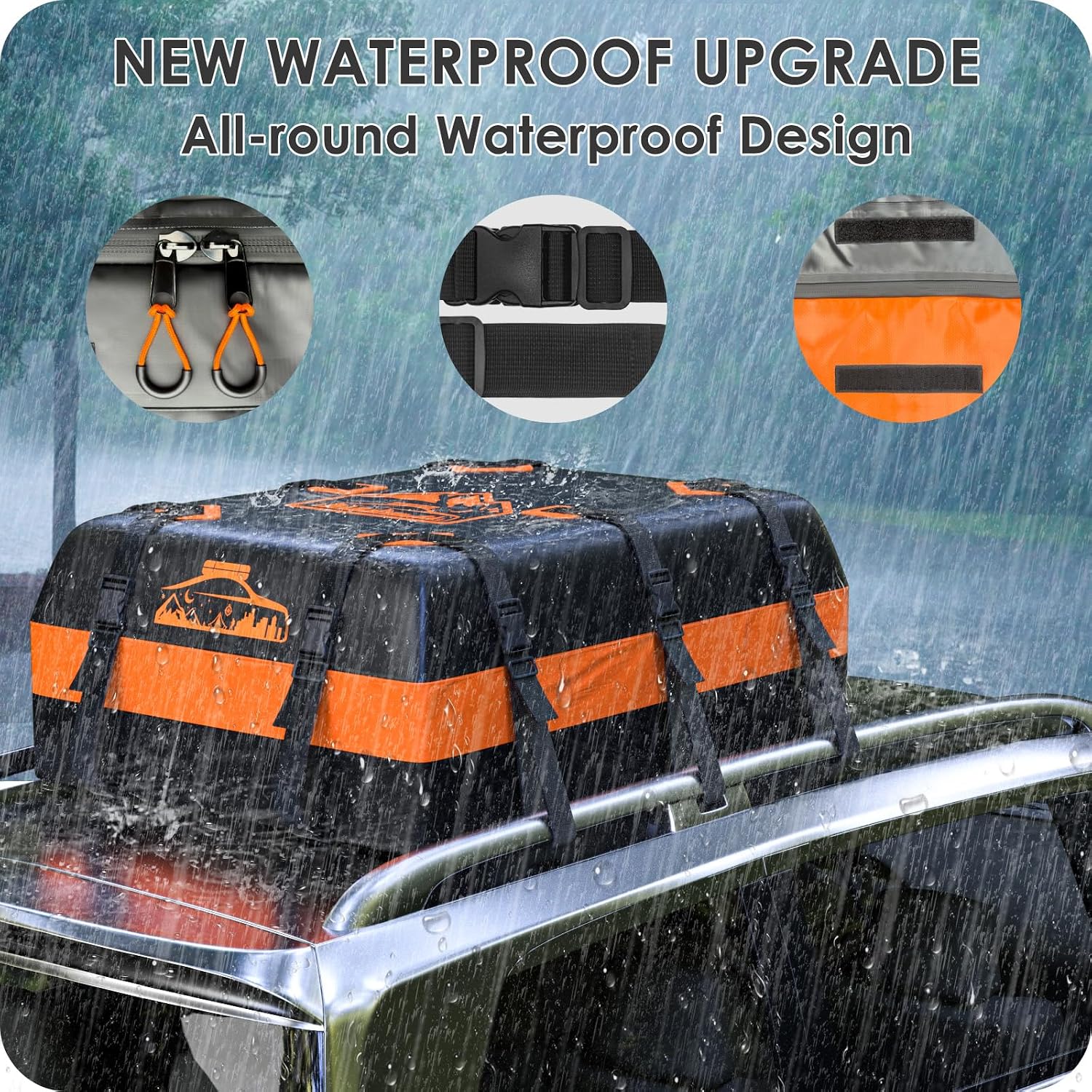 Thumbnail 1 de BOYUJK Roof Bag 566L: Weatherproof Cargo Carrier for Cars with or without Racks