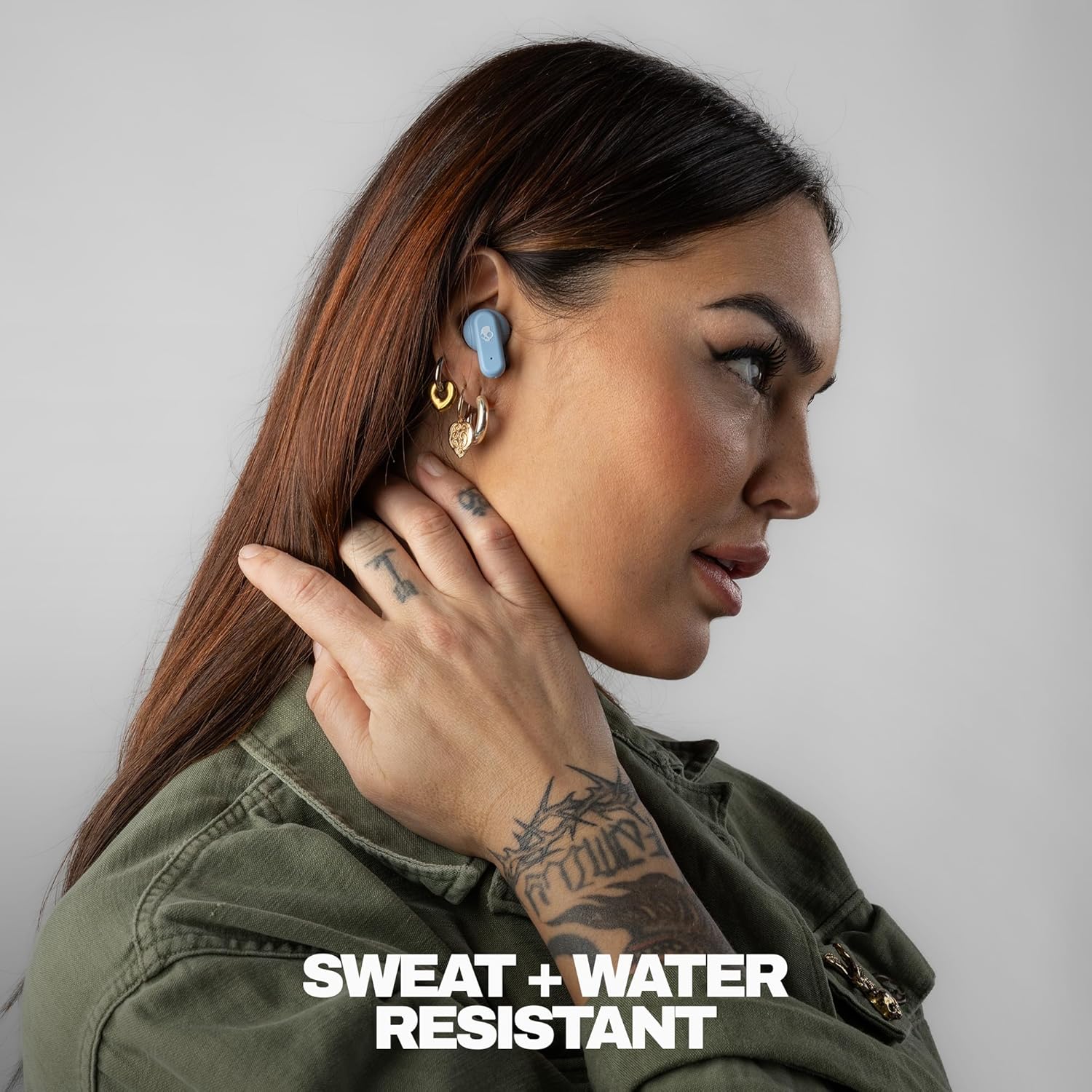 Detalle de Skullcandy Dime 3 Wireless Earbuds : écoute sans fil Bluetooth avec réduction de bruits et Stay-Aware