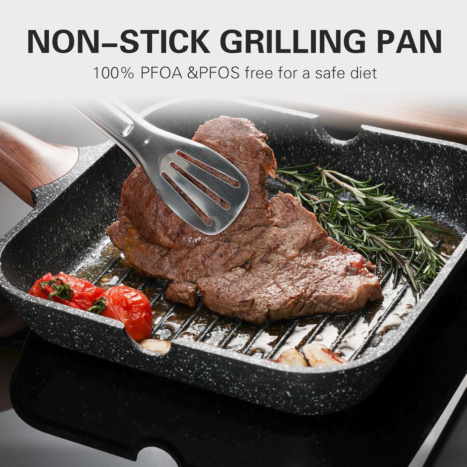 Thumbnail 1 de Kordisen Nonstick Griddle Pan 28cm