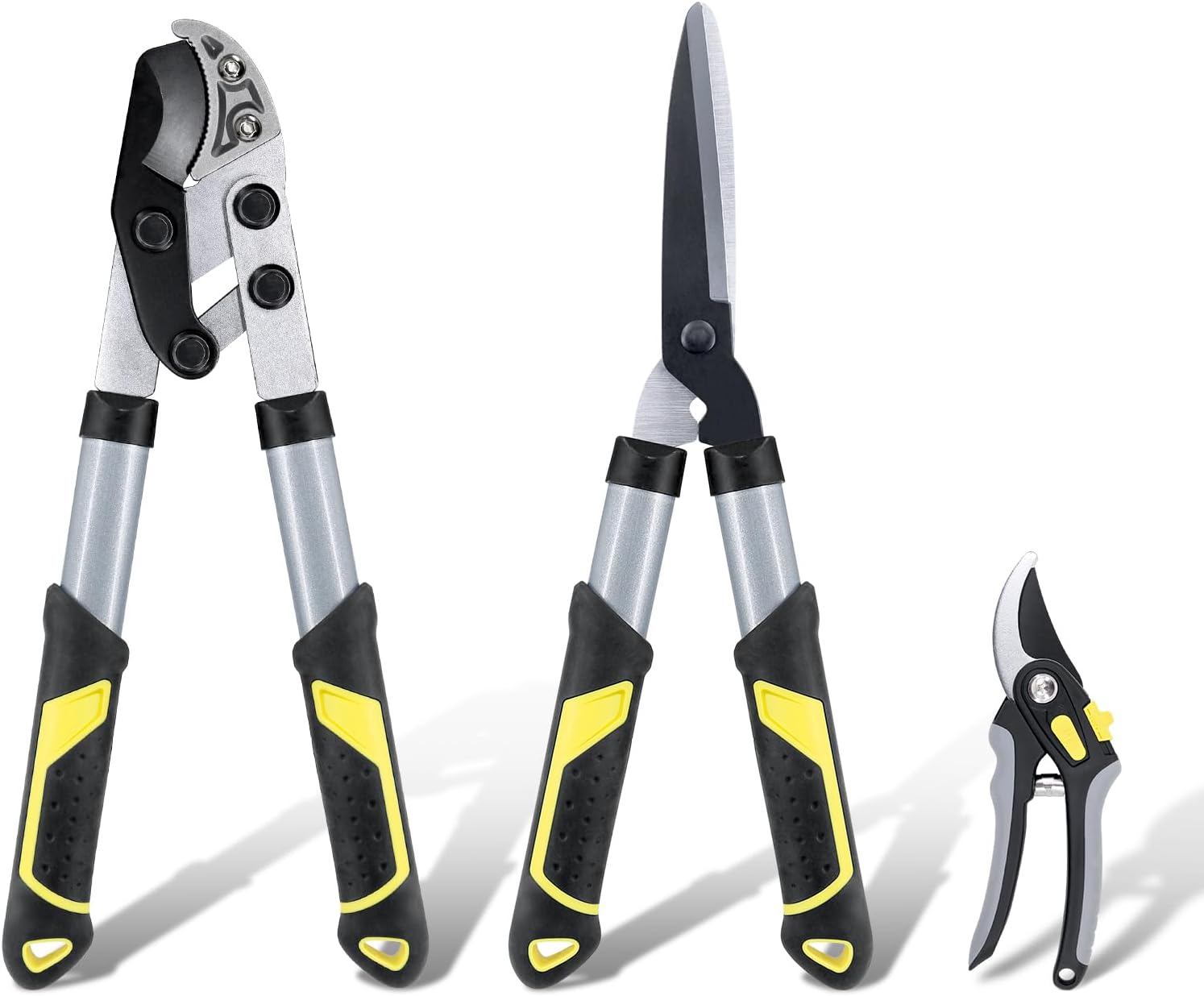 Detalle de Colwelt Garden Shears for Hedges Set 3Pcs, 42cm – Compact Pruning Kit