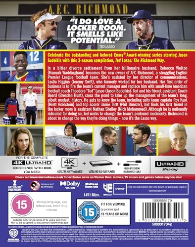 Thumbnail 1 de TED LASSO: The Richmond Way UHD Blu-ray (Region Free) – A Warner Bros Release