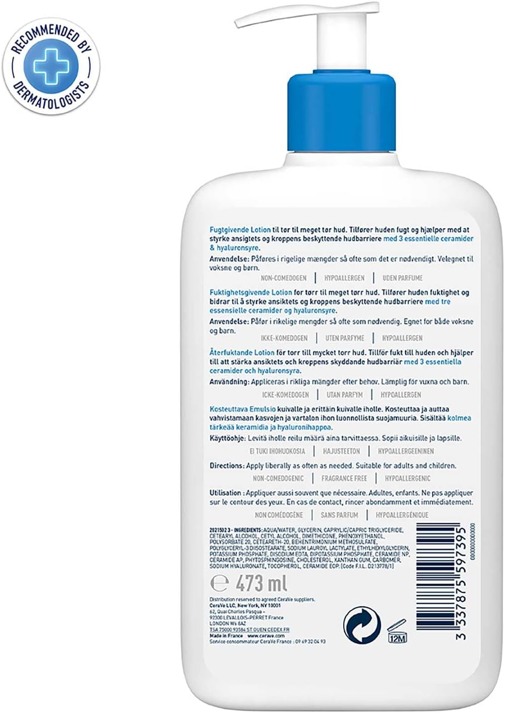 Detalle 2 de CeraVe Moisturising Lotion 473 ml