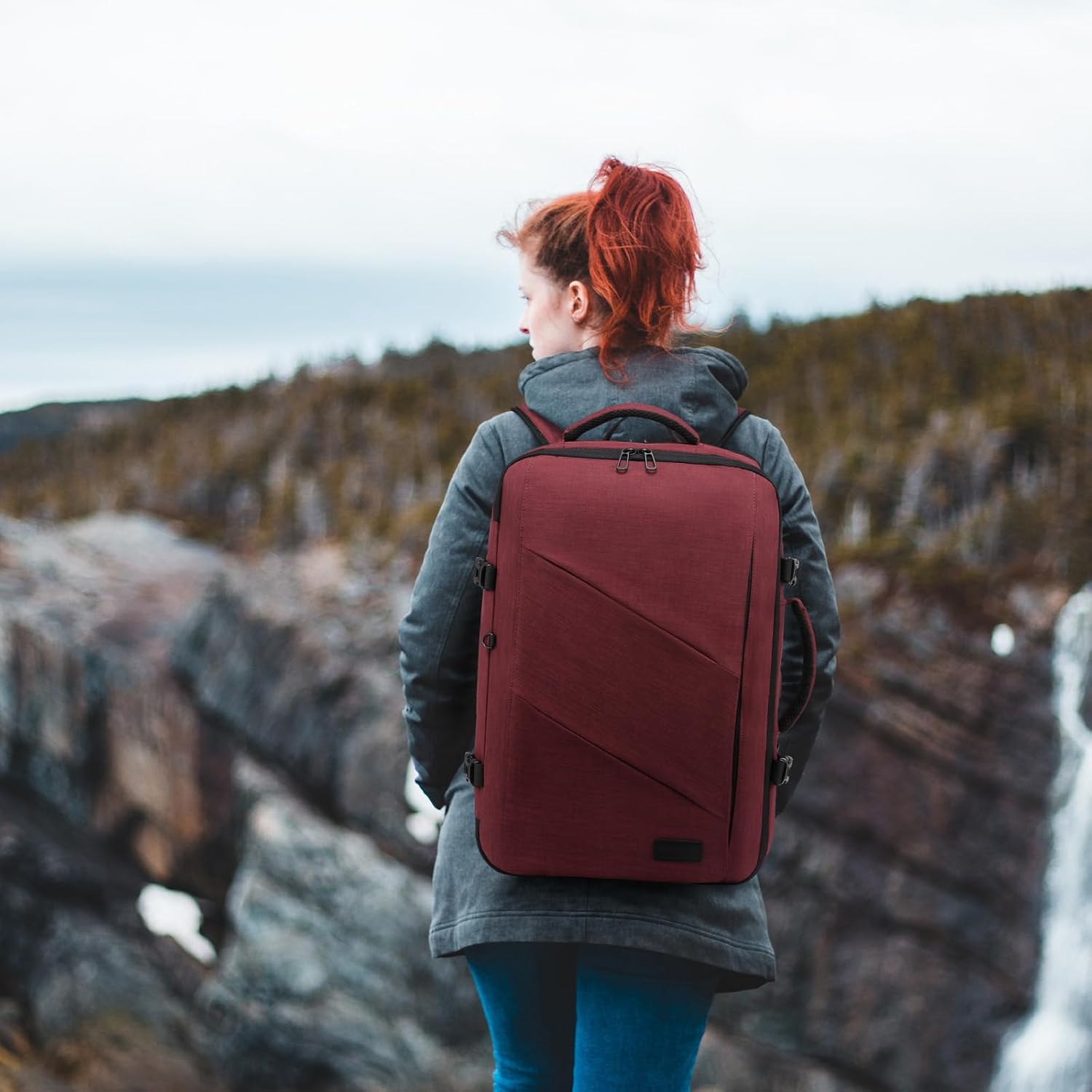 Thumbnail 6 de LOVEVOOK Flugzeug Handgepäck Rucksack 15,6 Zoll