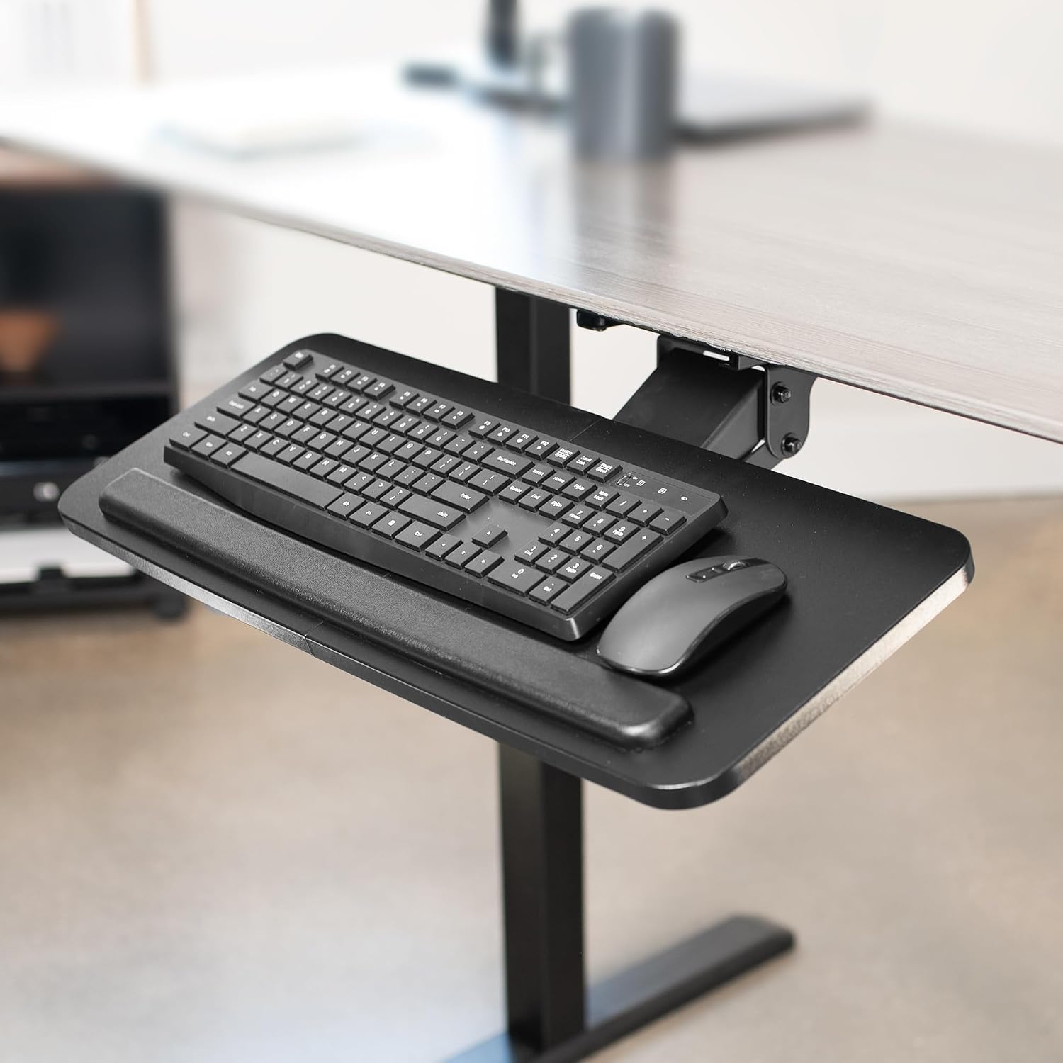 Thumbnail 1 de VIVO Under-Desk Keyboard Tray, 25 x 10 in