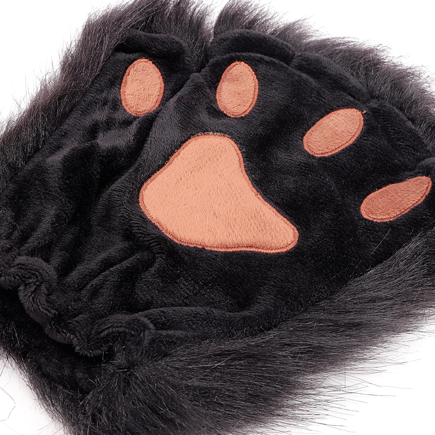 Thumbnail 6 de DRESHOW Wolf Fox Fur Tail Set 19.7in