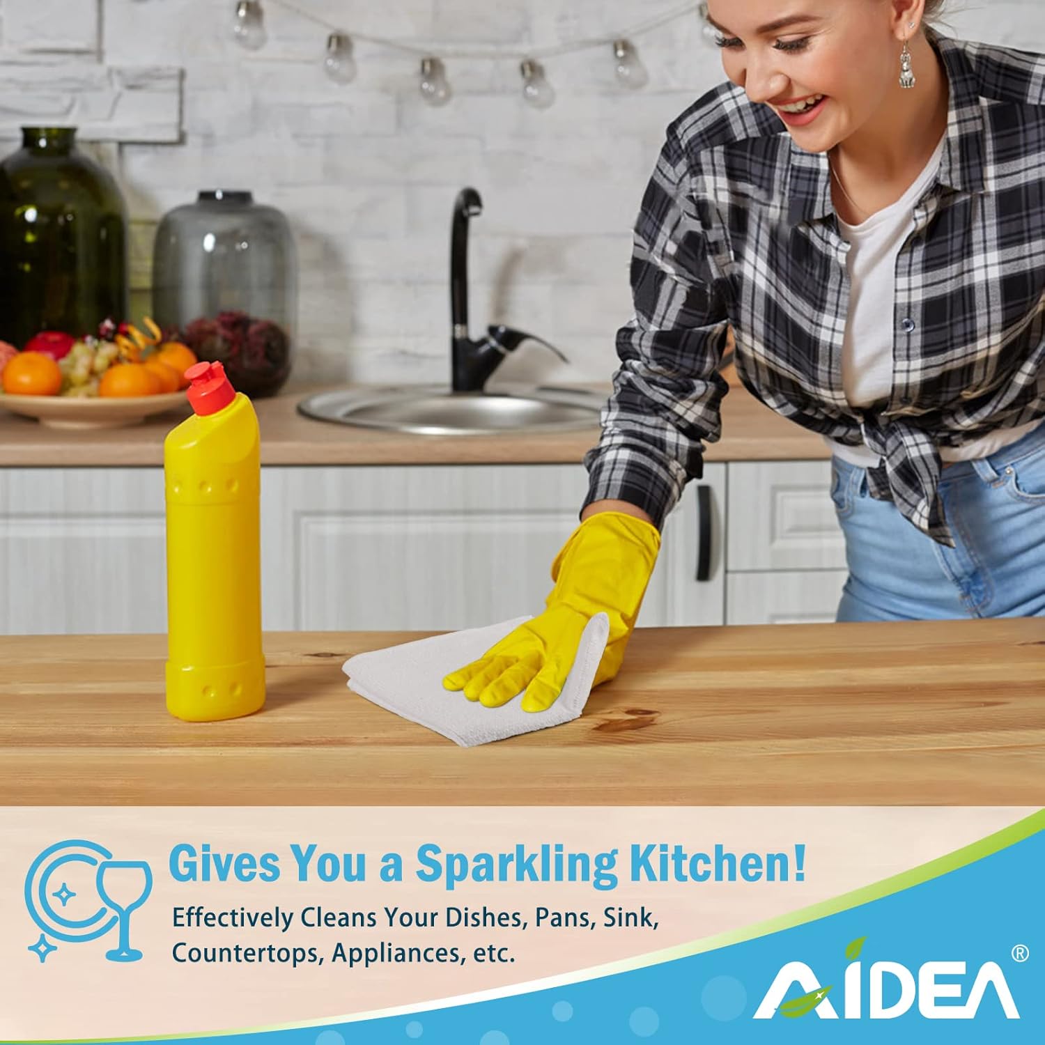 Thumbnail 4 de AIDEA Microfibre Cleaning Cloths 29 x 29 cm 🧽