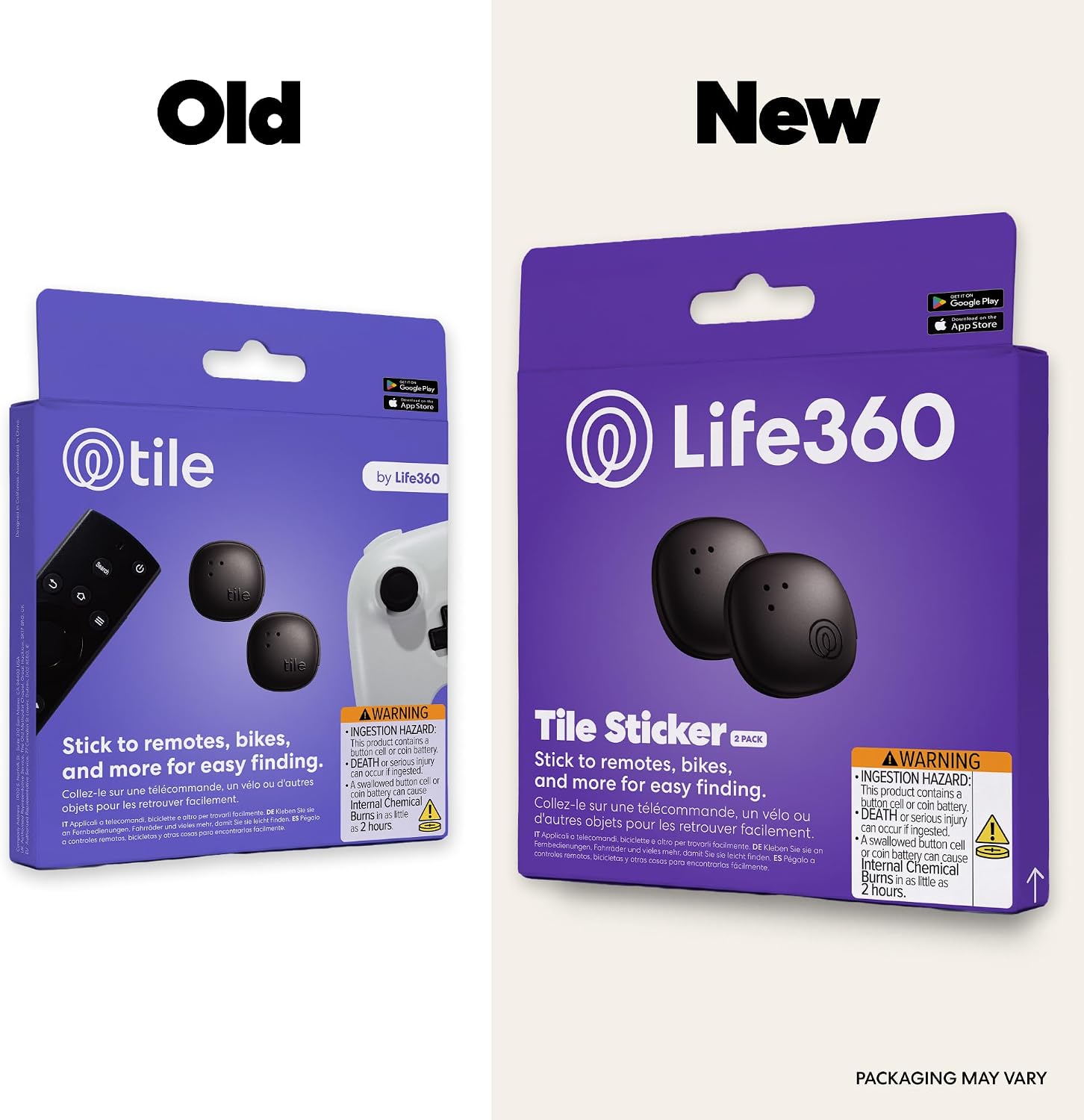 Detalle 2 de Tile by Life360 Sticker Bluetooth Tracker 2-pack