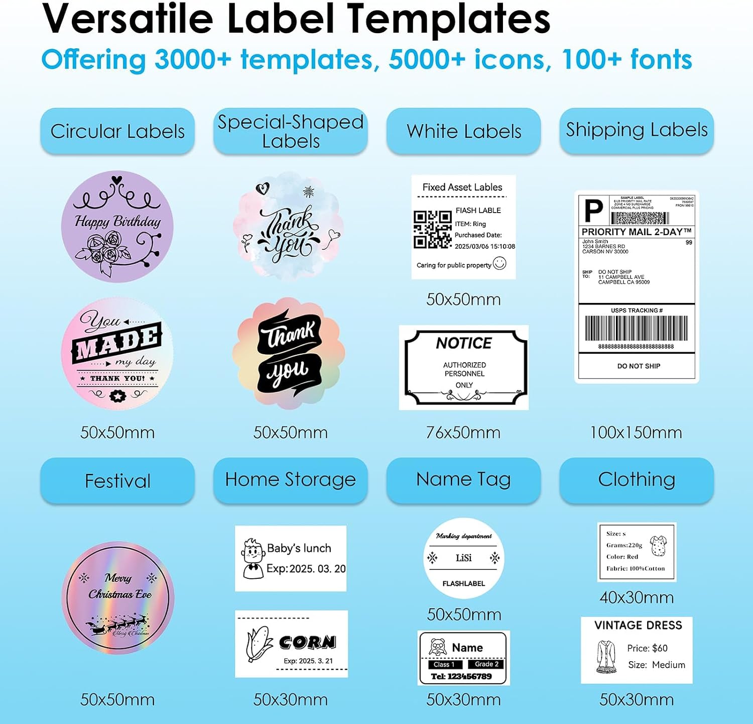 Thumbnail 4 de KNAON Label Printer Bluetooth Y41BT: Compact, versatile 4x6 shipping label printer for small business sellers