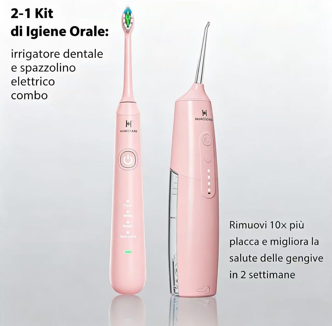 Detalle 2 de Kit 2‑in‑1 pulizia orale con spazzolino e filo interdentale