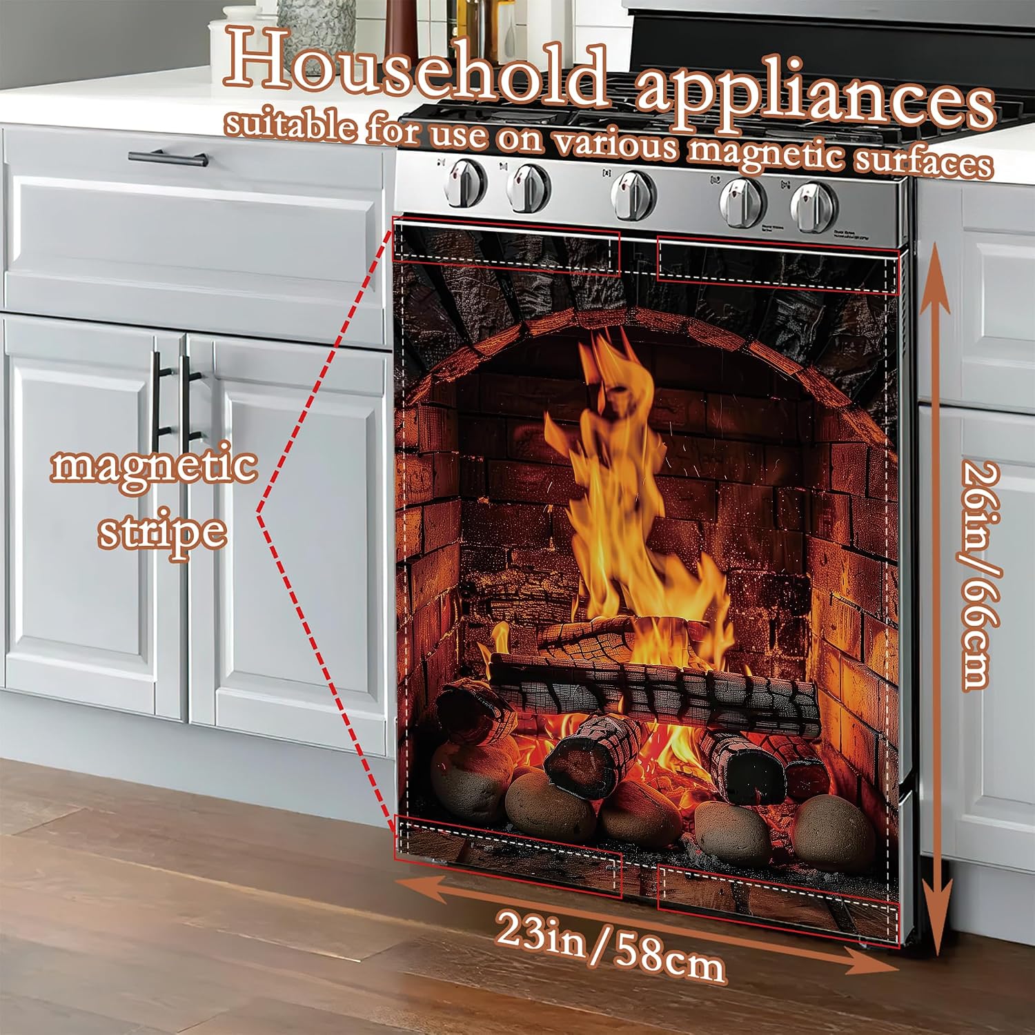 Detalle 2 de Magnetic Dishwasher Cover 23 x 26 Inch