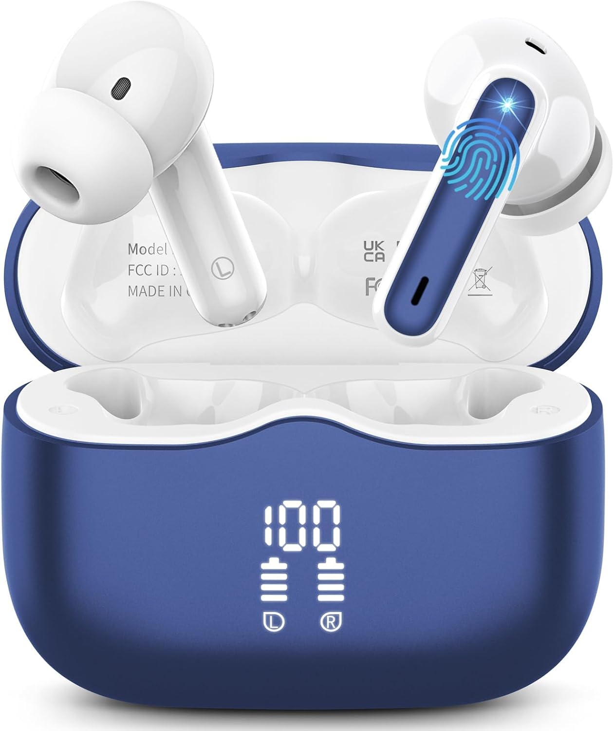 Detalle de xinwld A97 Pro True Wireless Earbuds, Bluetooth 5.4, IPX7, 40-Hour Playtime