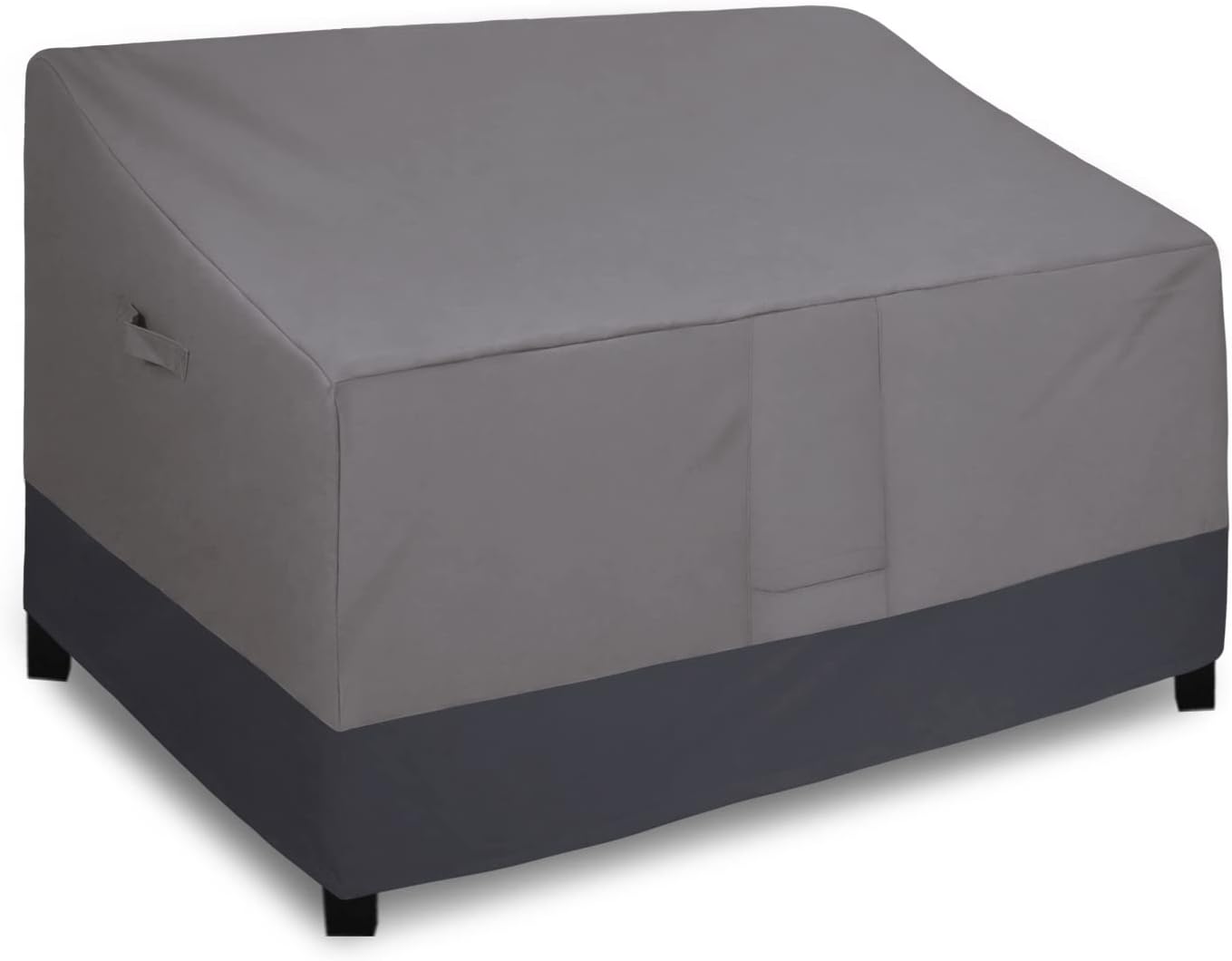 Detalle de Easy-Going Outdoor Loveseat Cover, 600D Waterproof Oxford Fabric, Gray