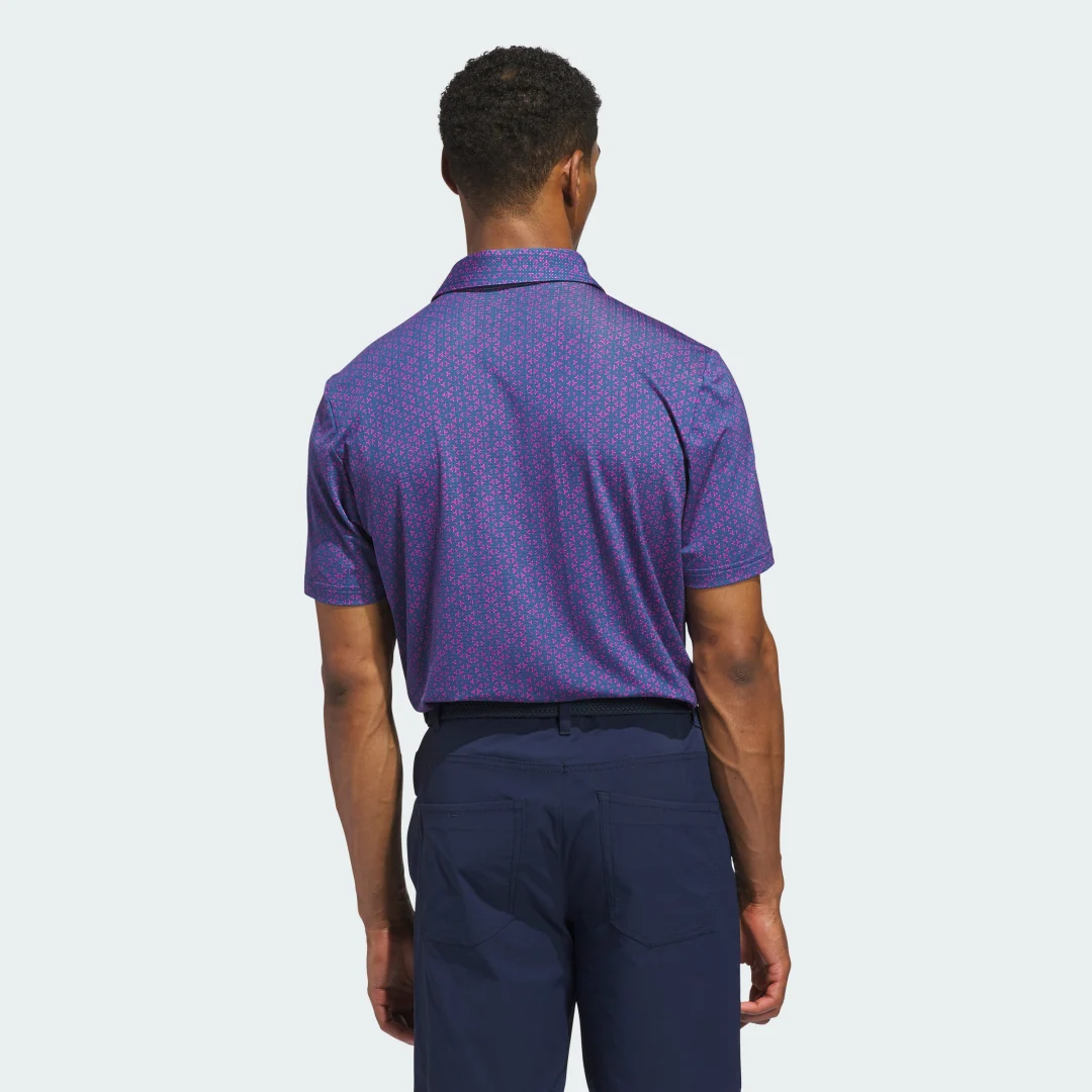 Detalle 2 de Adidas ULTIMATE365 MESH TANGO PRINT CLIMACOOL POLO SHIRT – Azul