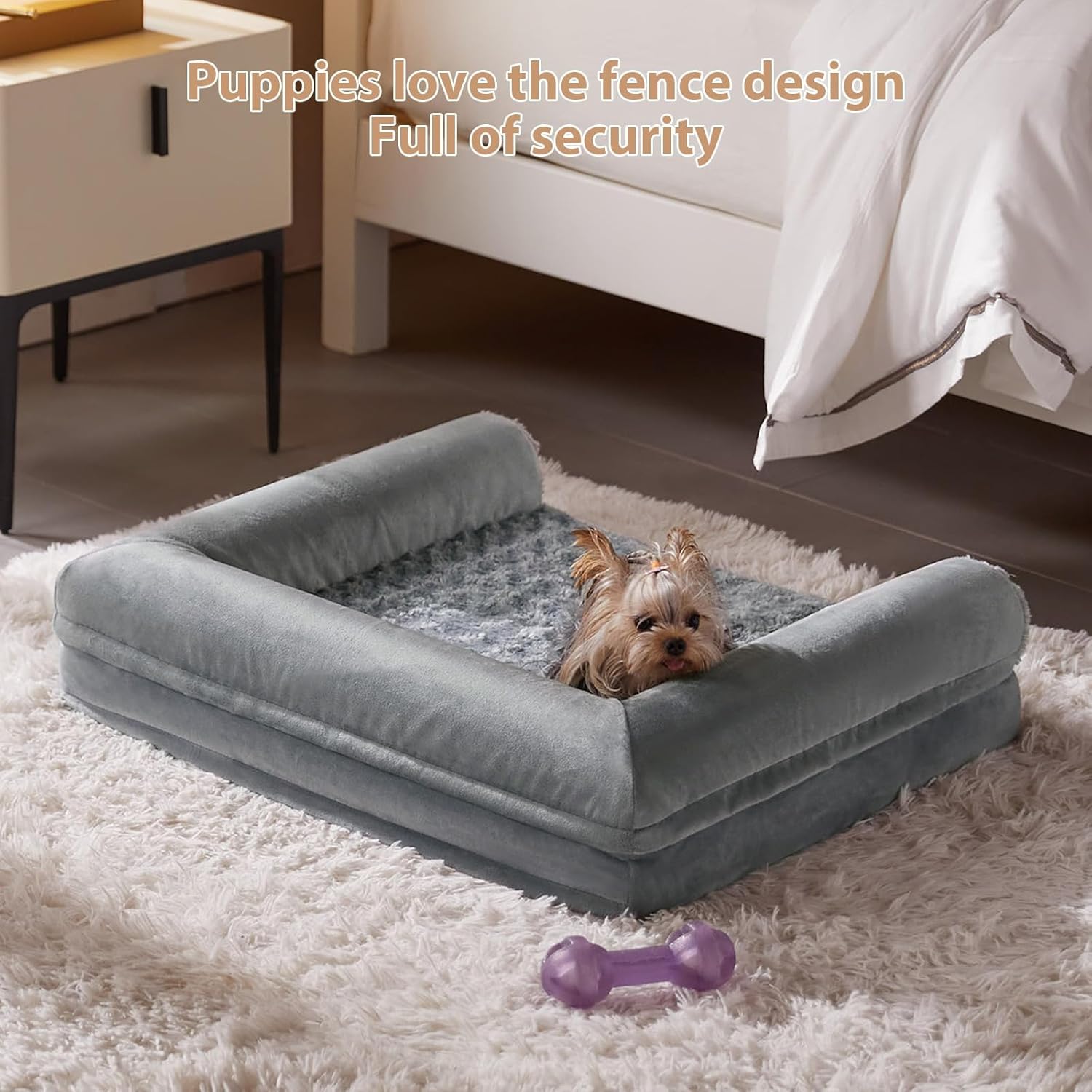 Thumbnail 3 de Quilmfoam Large Orthopedic Dog Bed 3-in-1