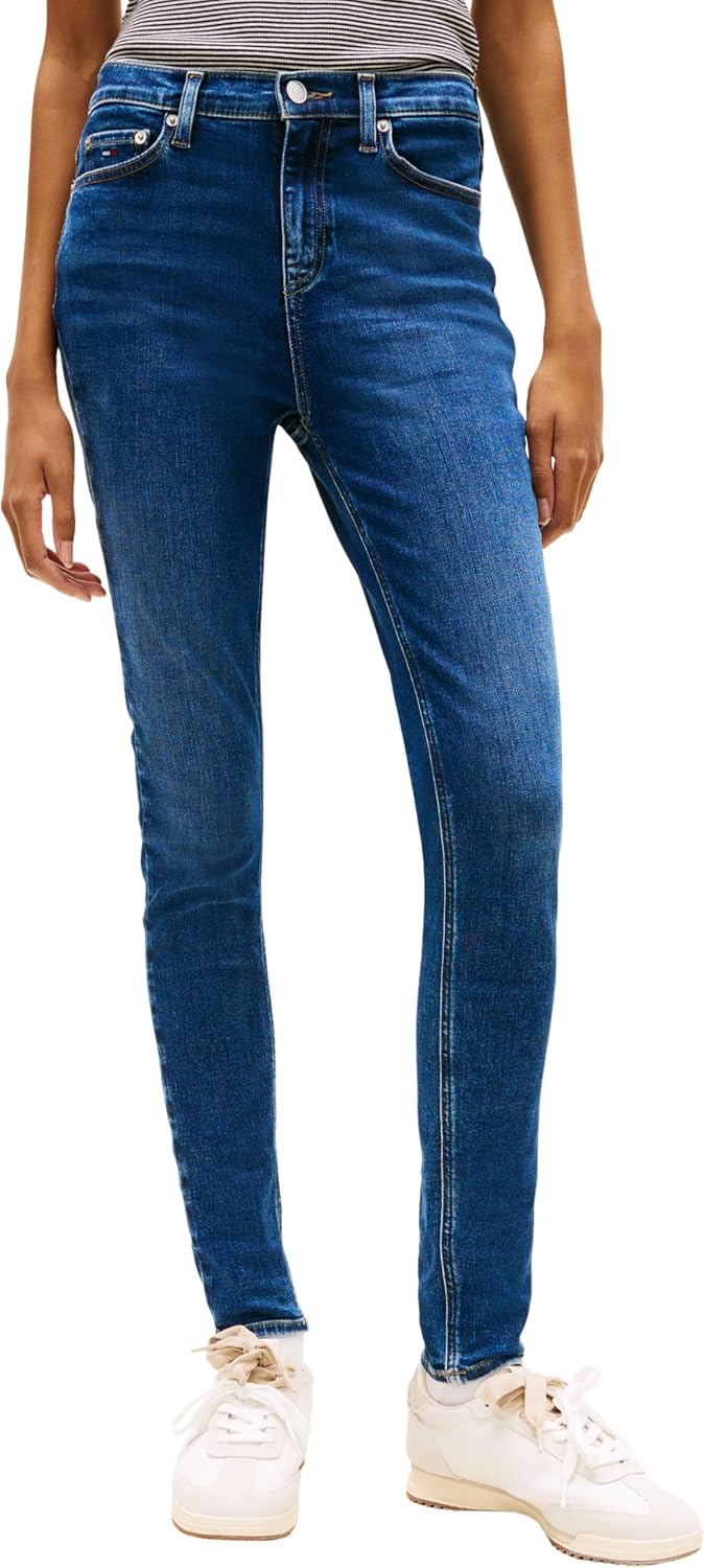 Detalle de Tommy Jeans Très Mince Femme - Authenticité et durabilité