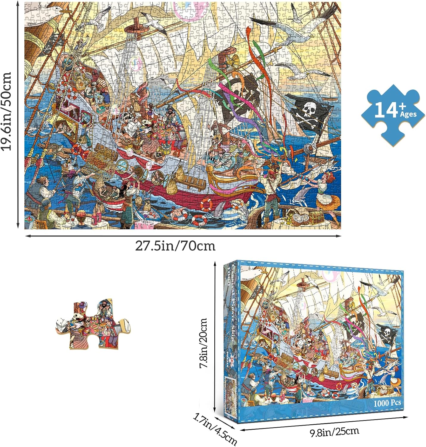 Thumbnail 5 de HUADADA 1,000-Piece Jigsaw Puzzle