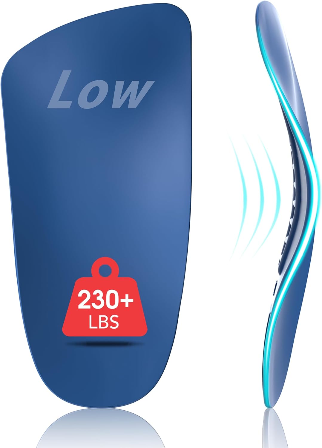 Detalle de OUOKK OKA-05-XXL 3/4-Length Orthotic Insoles with 3 Arch Heights