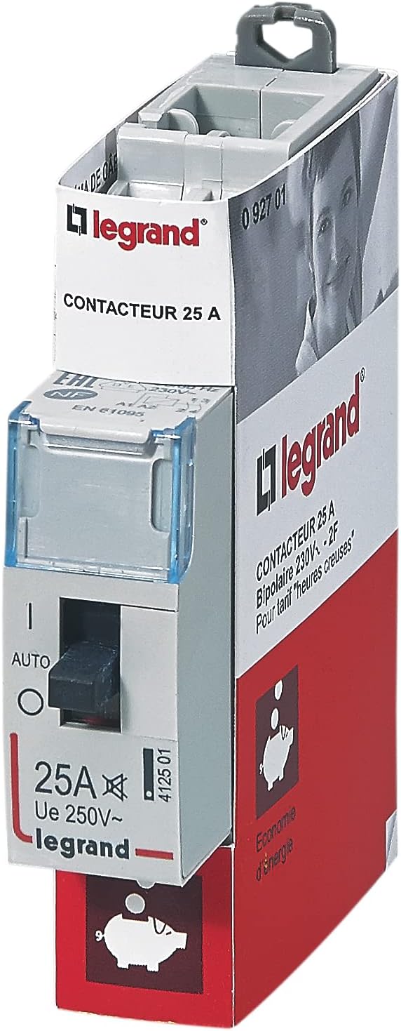 Thumbnail 2 de Legrand Contacteur pour tarifs heures creuses – bipolaire 230V~, 25A, 1 module