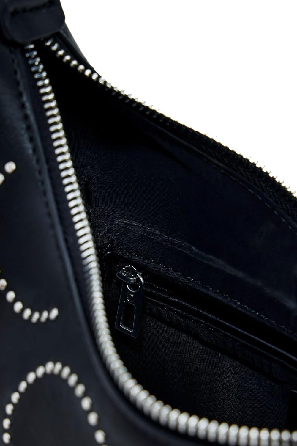 Thumbnail 3 de Desigual BAG_PUNKETTE_CASCAIS MEDI – Umhängetasche in Schwarz mit Nieten-Dekor, 2000 BLACK, U