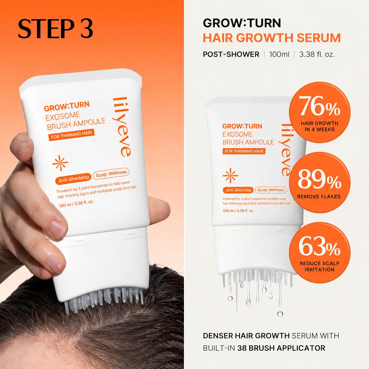 Detalle 1 de LilyEve Hair Growth Set with 3.38 oz Serum