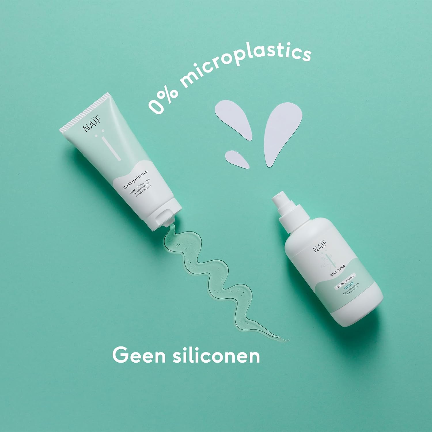 Detalle 1 de Naïf G020 verkoelende aftersun gel met aloë vera, 100 ml