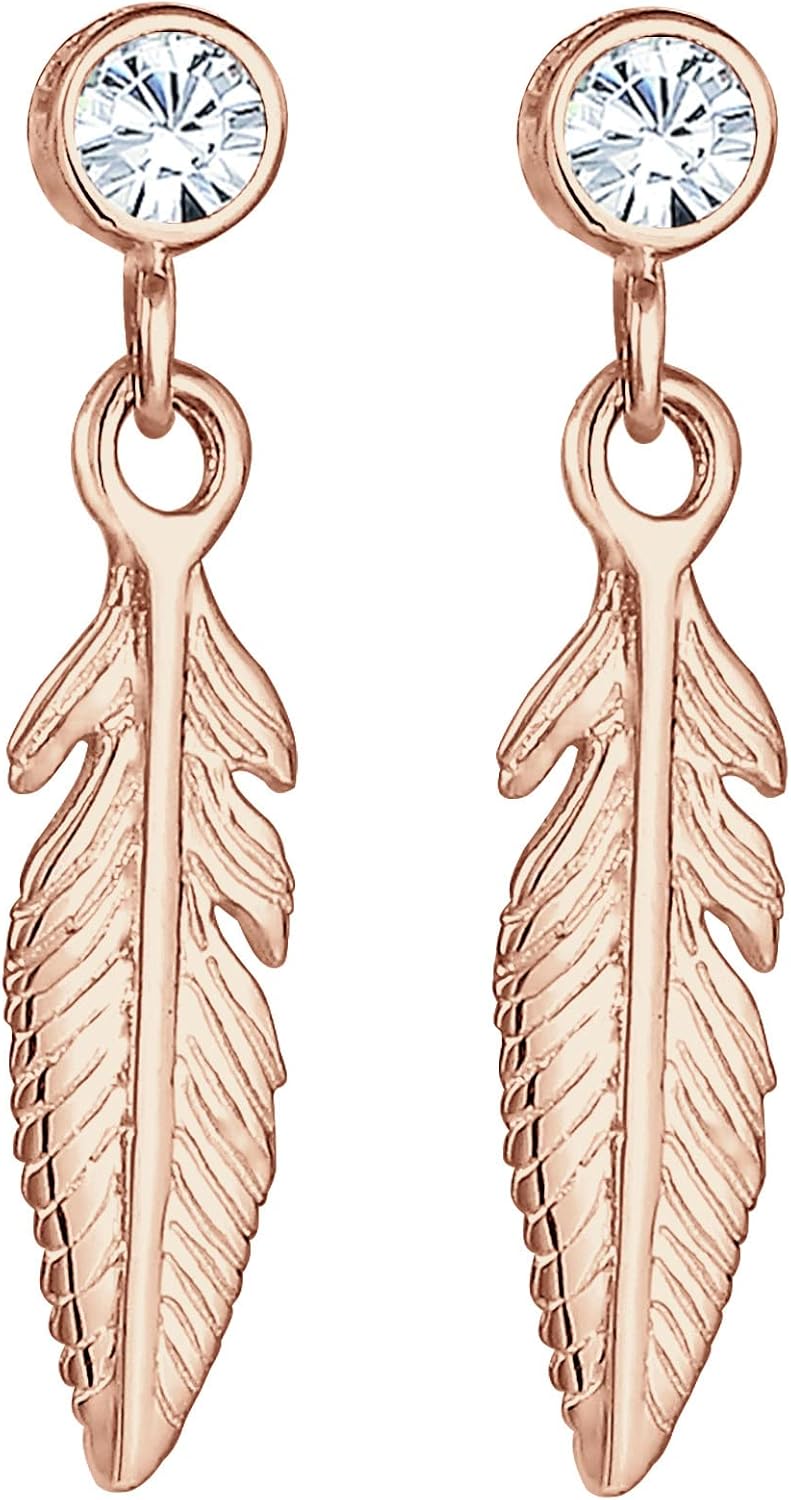 Thumbnail 2 de Elli Damen Ohrringe Feder Boho Kristalle