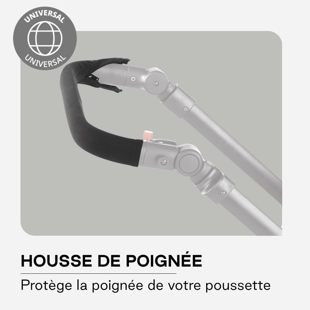 Thumbnail 1 de Jané Housse Guidon Poussette Universelle — Guidon Fermé, Protection Anti-Usure, Zip, Noir