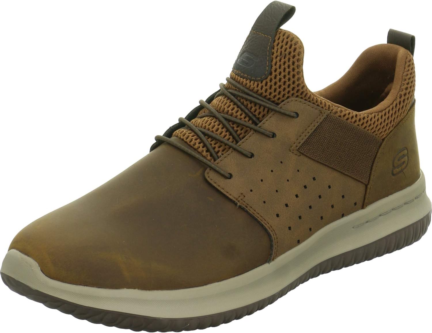 Detalle 2 de Skechers Herren Delson-Axton – Streetwear-Sneaker mit Goga Mat Dämpfung