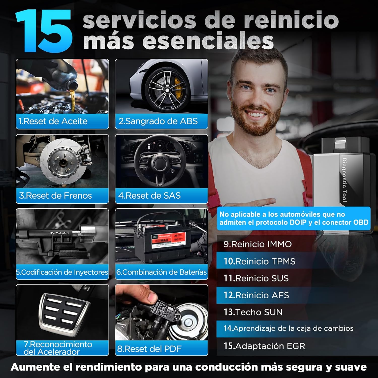Thumbnail 3 de KINGBOLEN EDIAG Elite OBD2 📱 Diagnóstico Multimarca y Reset