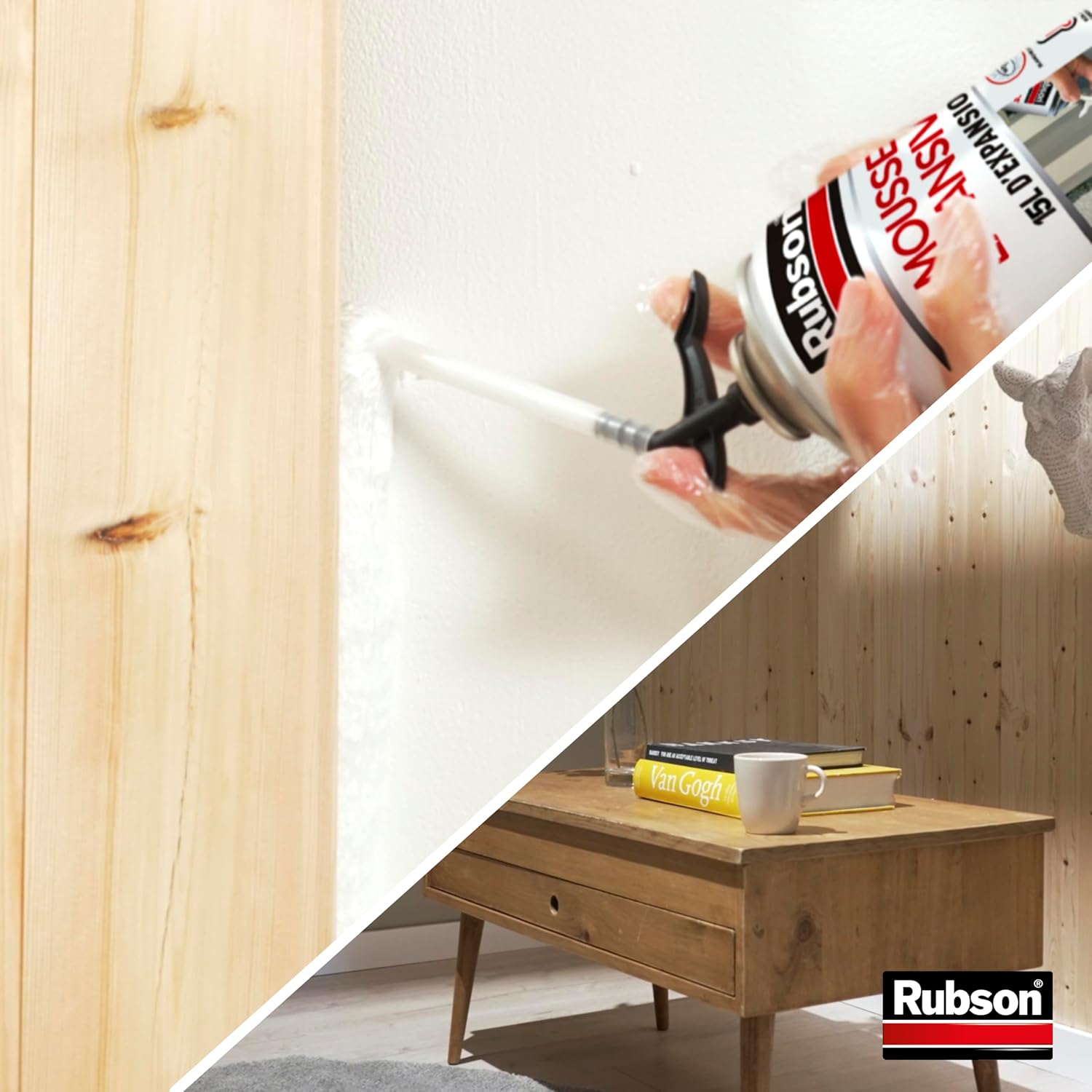 Thumbnail 5 de Rubson - Mousse Expansive Multi-Usages (Lot de 2x345 ml) Blanche
