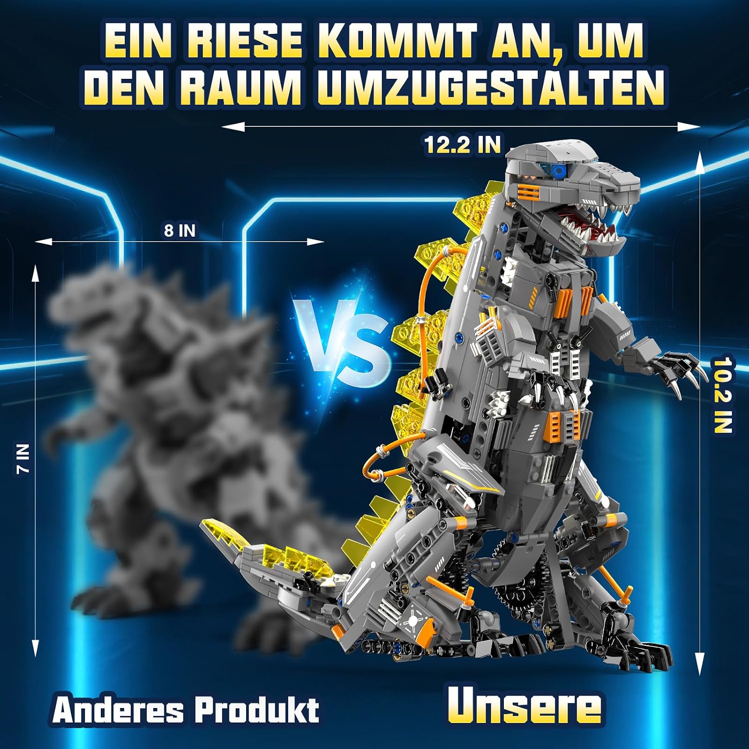 Detalle 1 de Technic Roboter Bausatz 935Pcs 5‑in‑1 RC