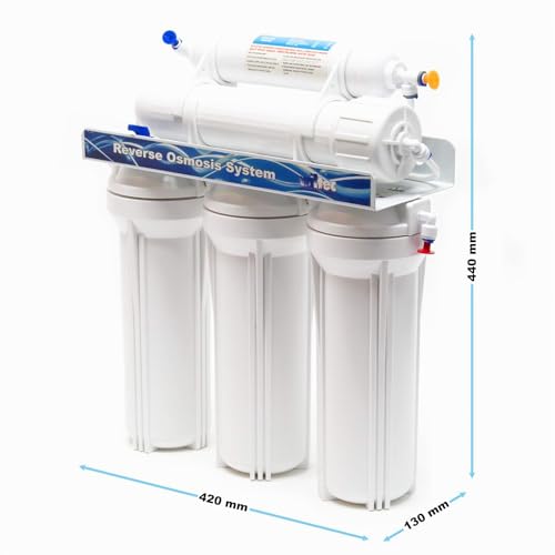 Detalle de Naturewater NW-RO50-NP35: sistema de ósmosis inversa 190 l/día para agua potable y acuarios