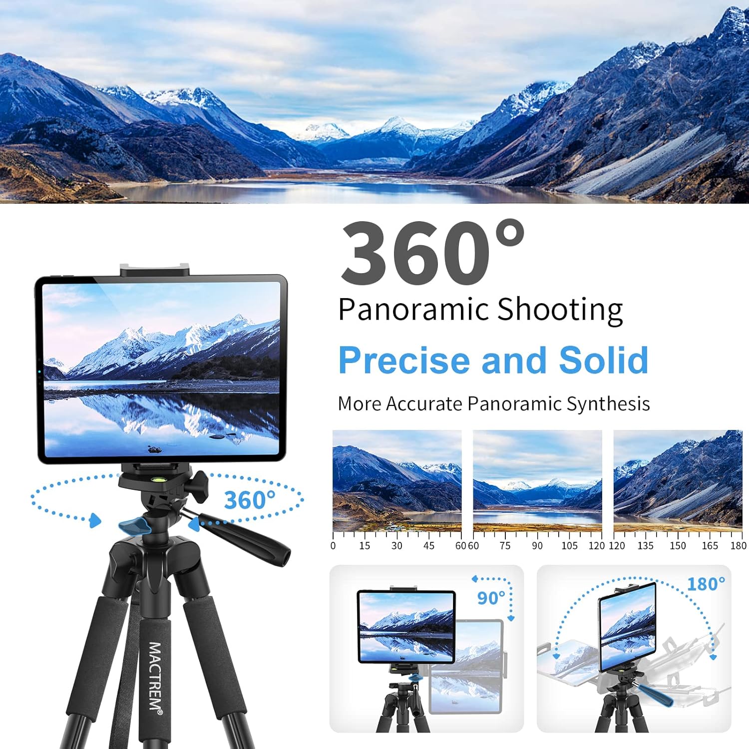 Thumbnail 5 de Phone Tripod 165cm lightweight tripod