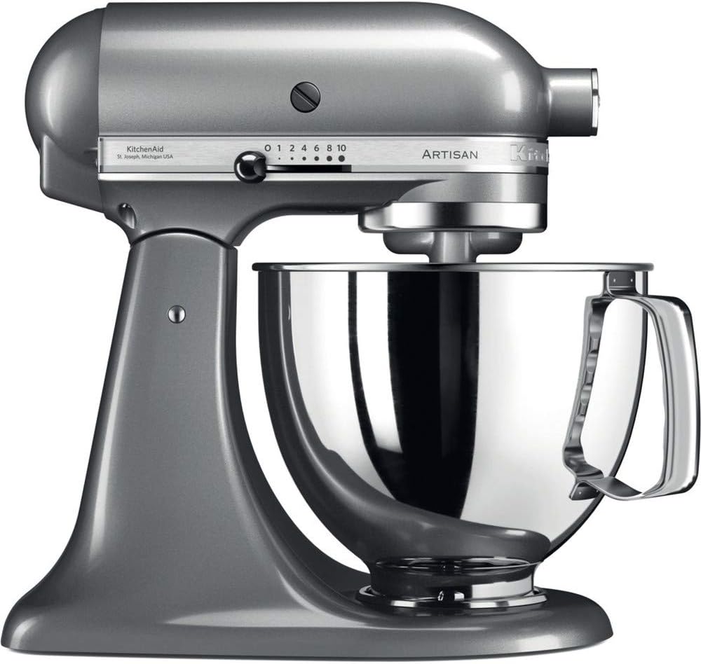 Thumbnail 6 de KitchenAid 4.8 Litre Artisan Stand Mixer 5KSM125 (Almond Cream) with 4.8L stainless steel bowl