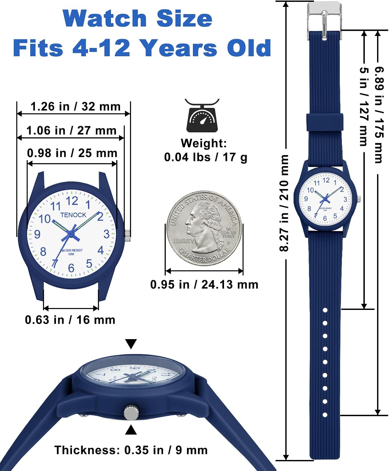 Thumbnail 5 de TENOCK Reloj para Niños 50m impermeable