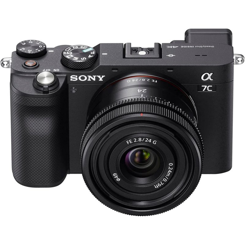 Detalle de Sony FE 24mm F2.8 G: compacto, ligero y versátil para foto y vídeo