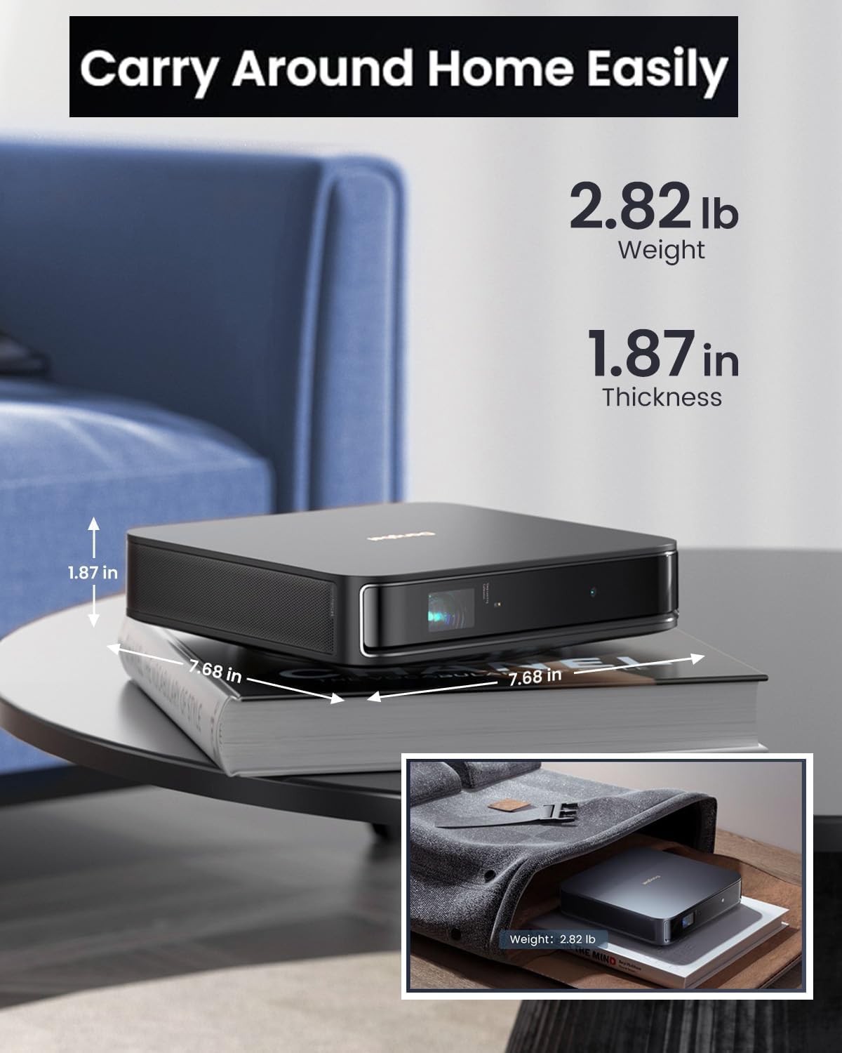 Thumbnail 2 de Dangbei Atom Mini Projector 1080P for Bedroom: Compact Smart Home Theatre