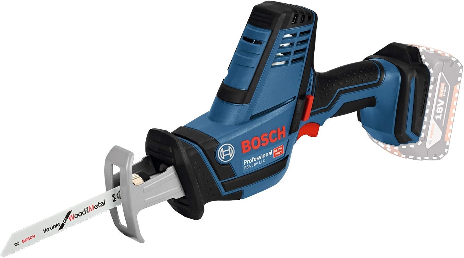 Thumbnail 2 de Bosch Professional GSA 18 V-LI C Akkusäbelsäge 🪚